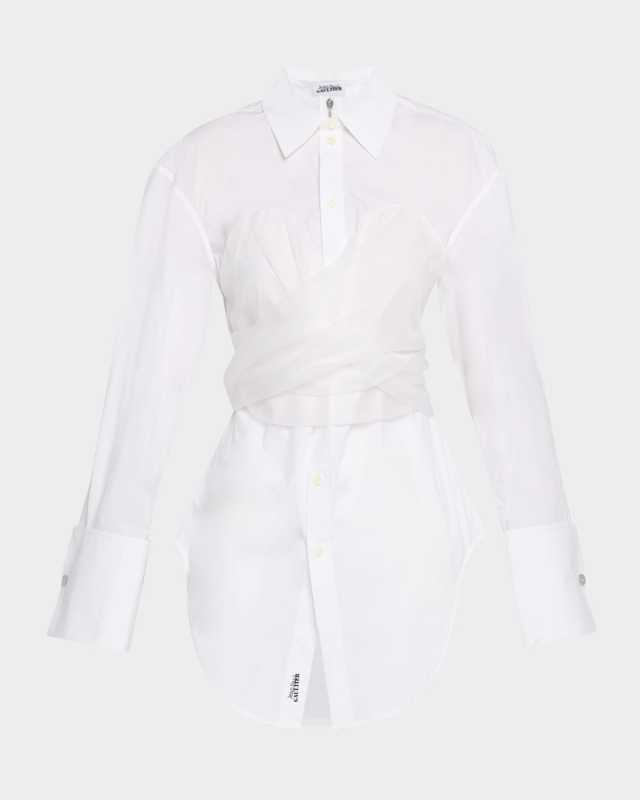 Long Draped Shirt
